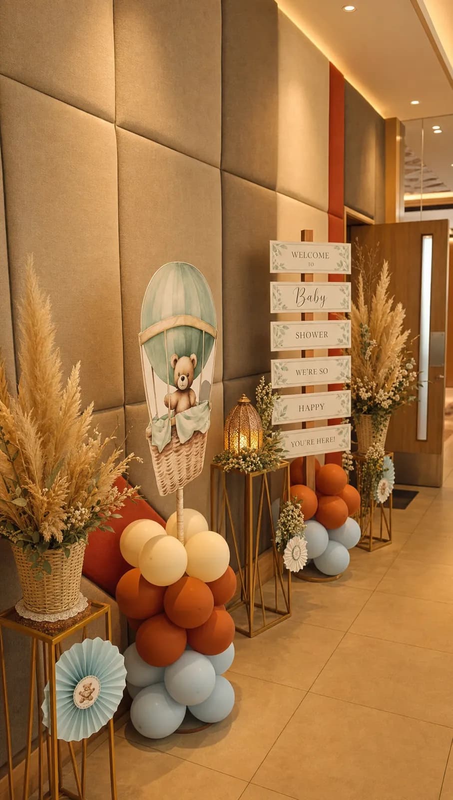 Baby shower styling