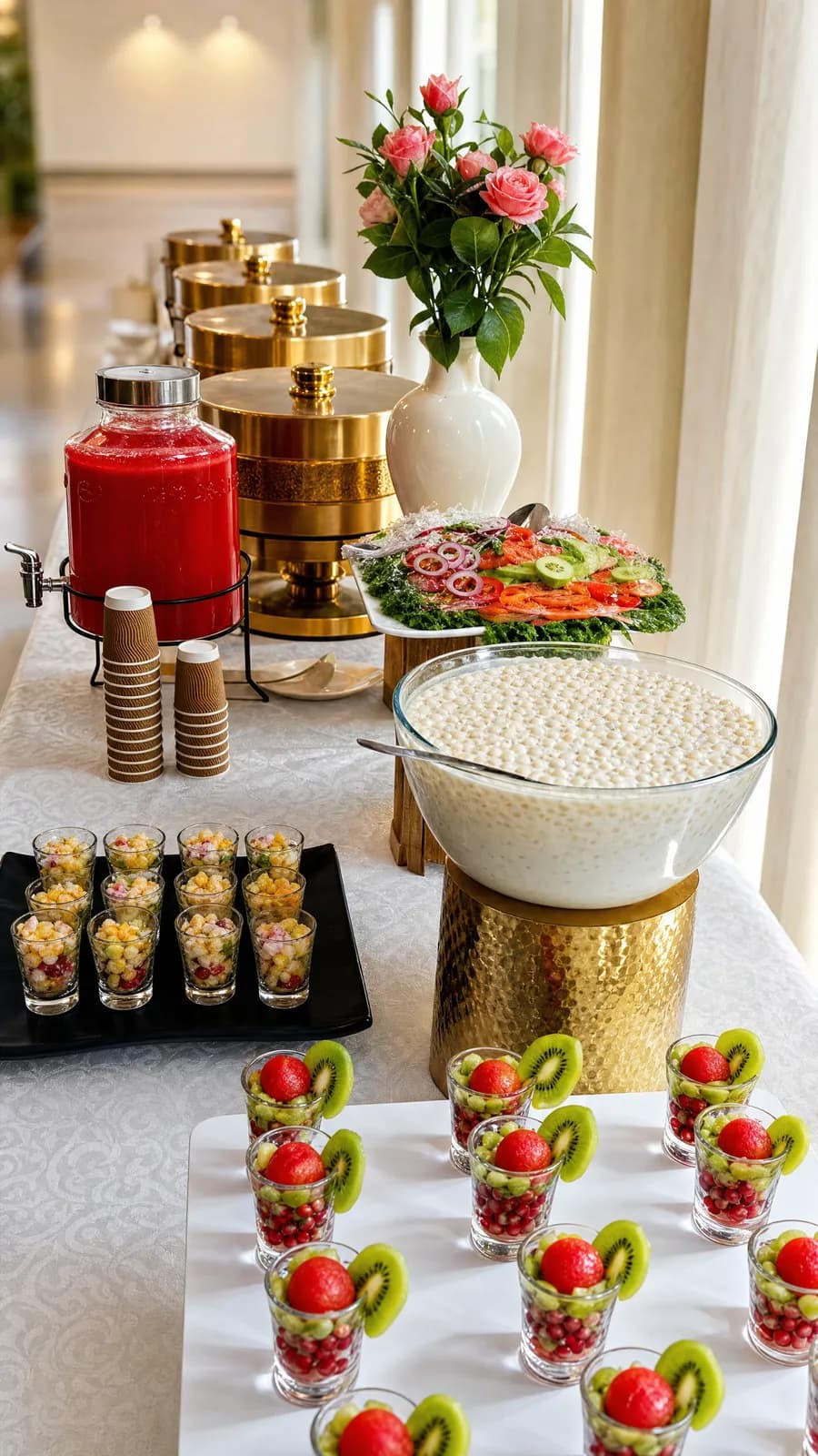 Layered food display