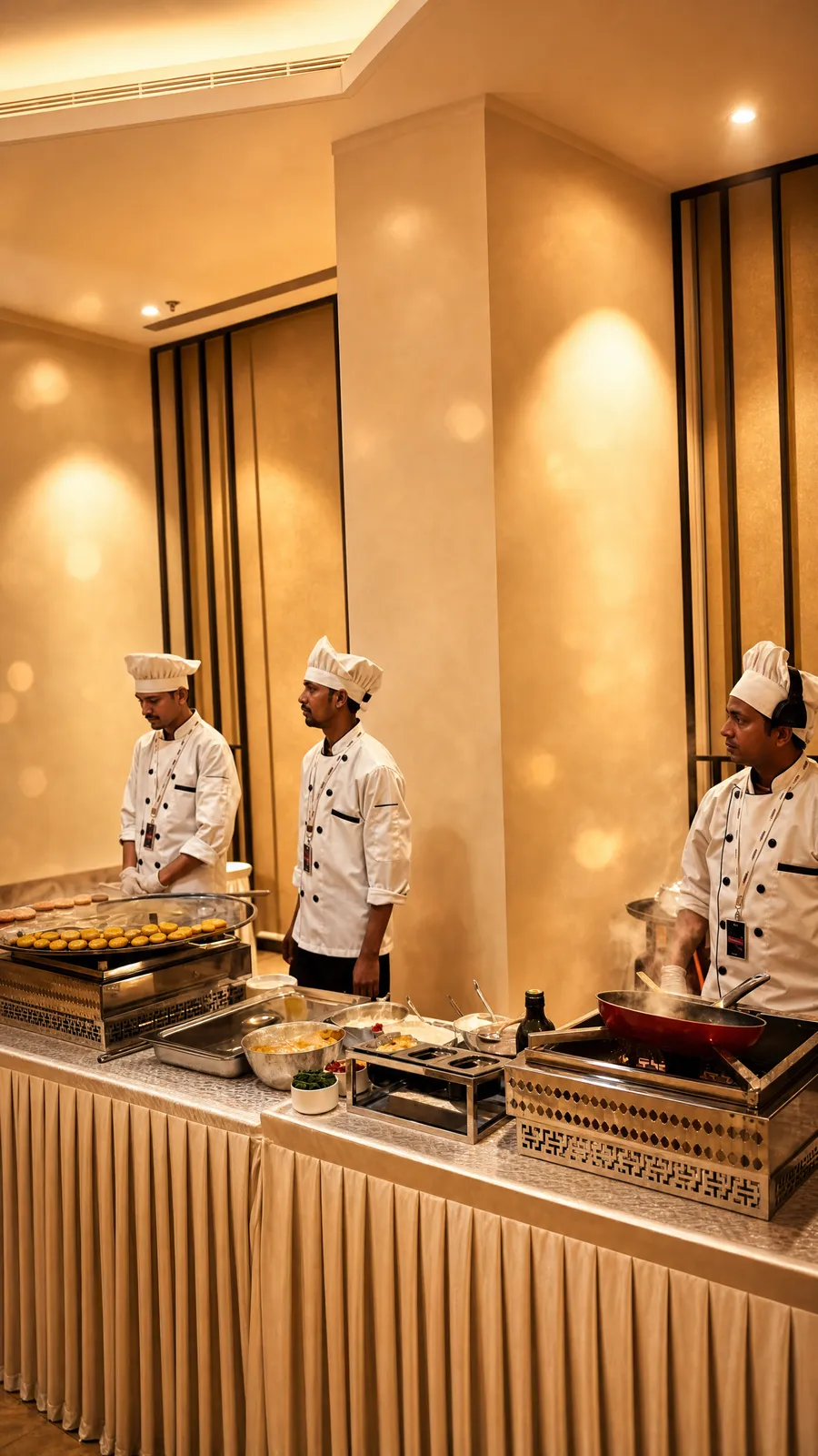 ZOVRYN chef preparing a live at-home experience