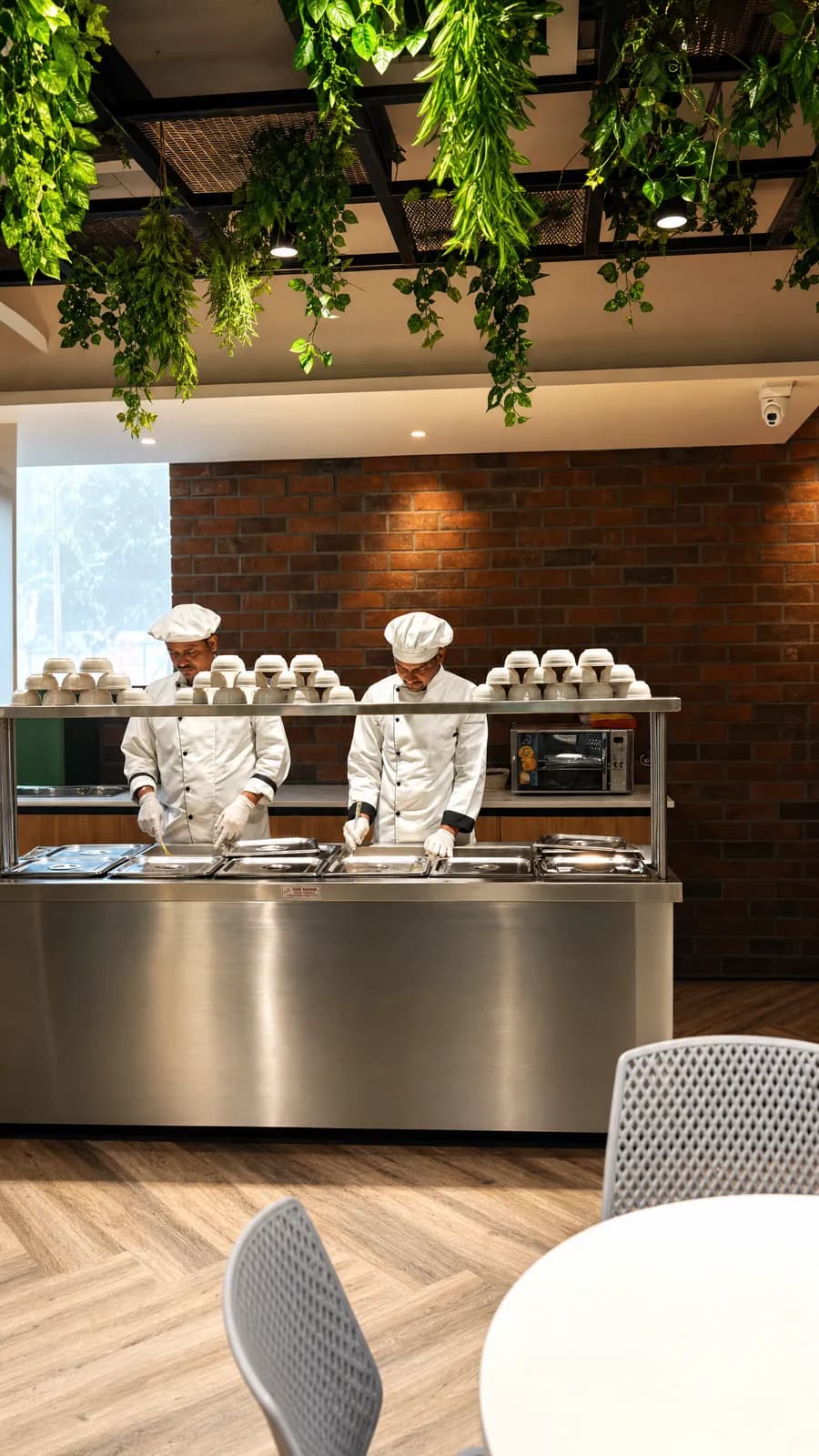ZOVRYN chefs at a corporate hospitality station