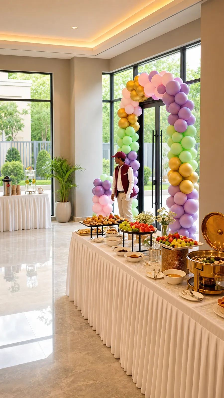 Community celebration buffet