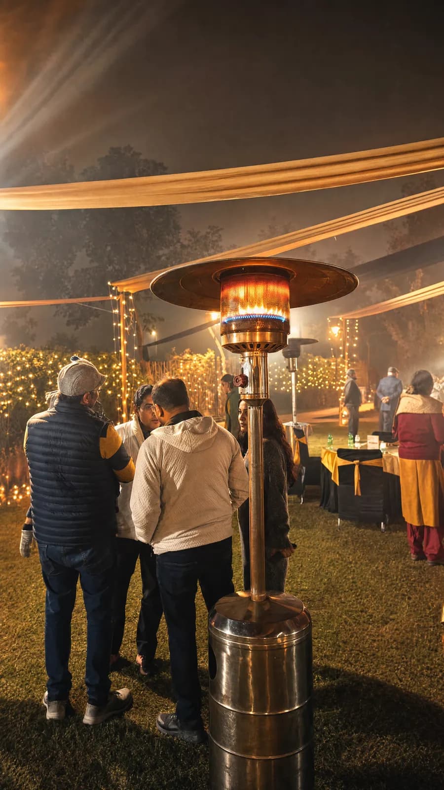 Winter outdoor celebration